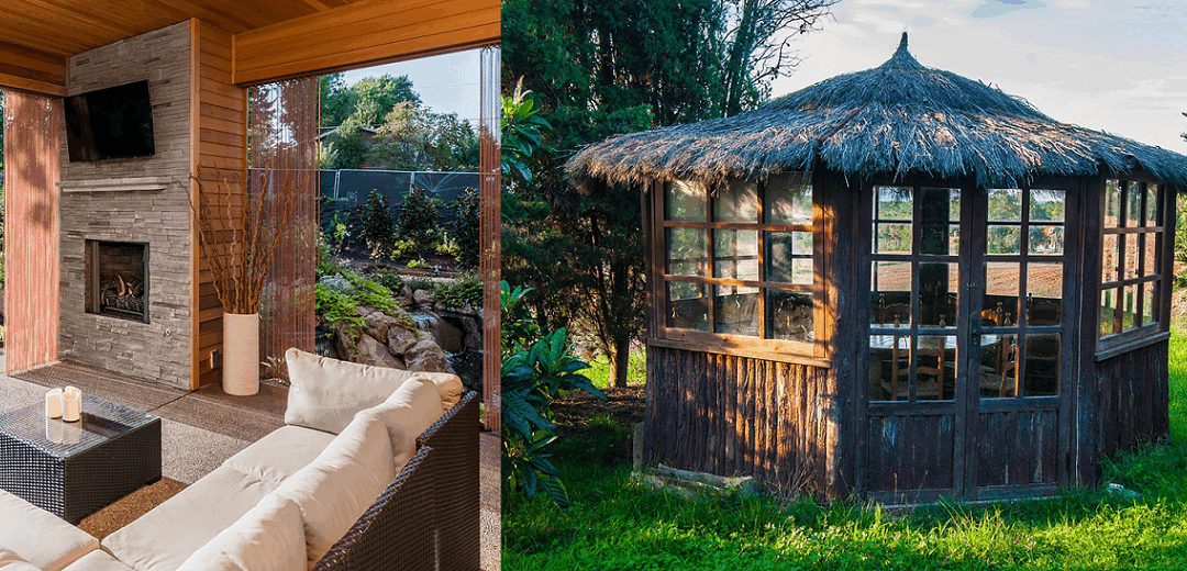 Árnyékolás a kertben